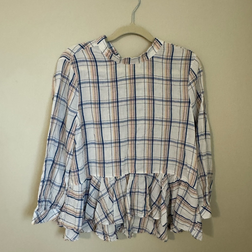 Anthropologie Peplum Top